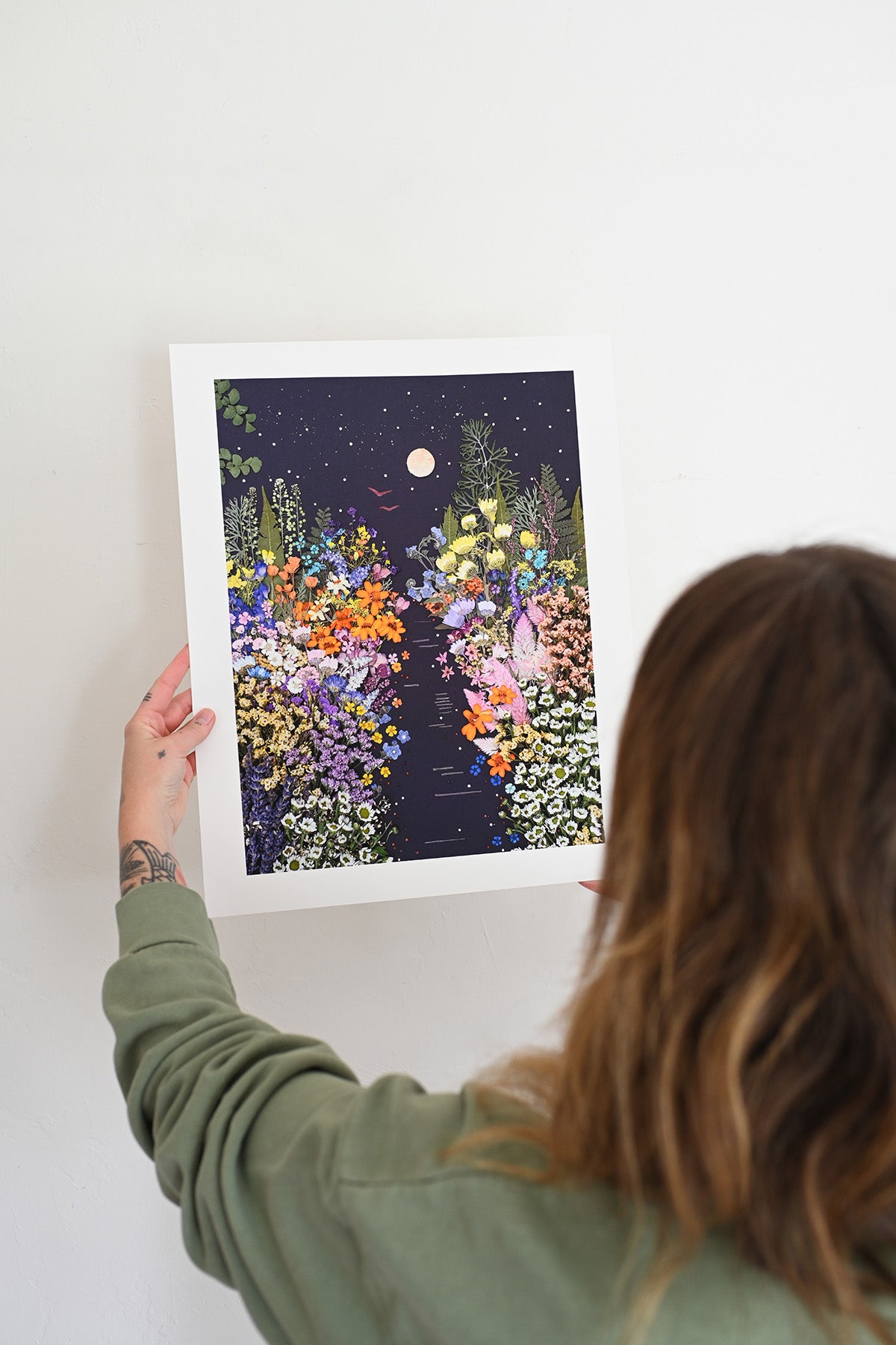 "Reflections" Flower Print