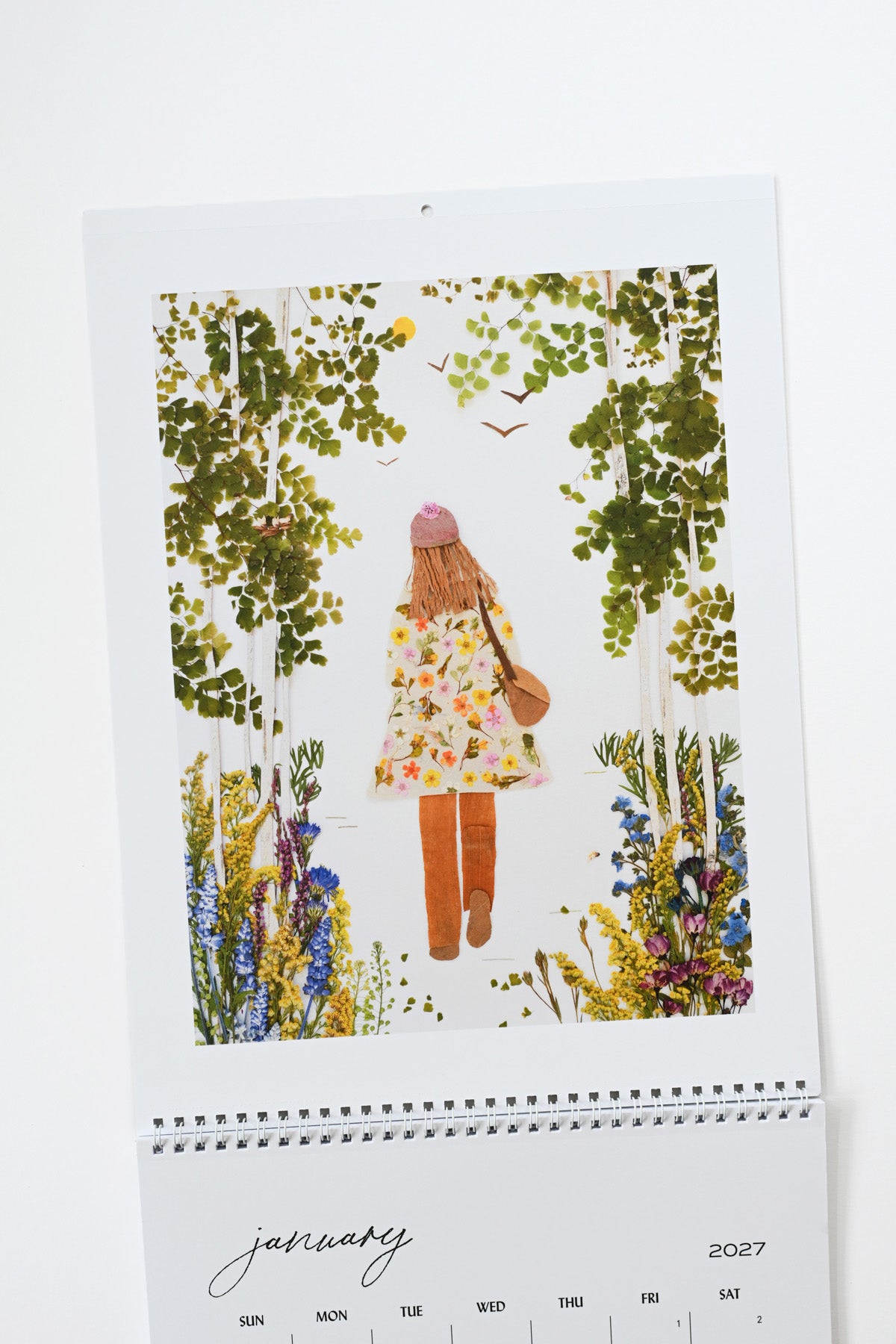 2027 Flower Art Calendar