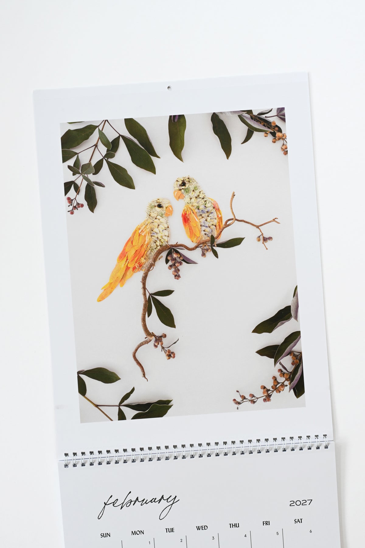 2027 Flower Art Calendar