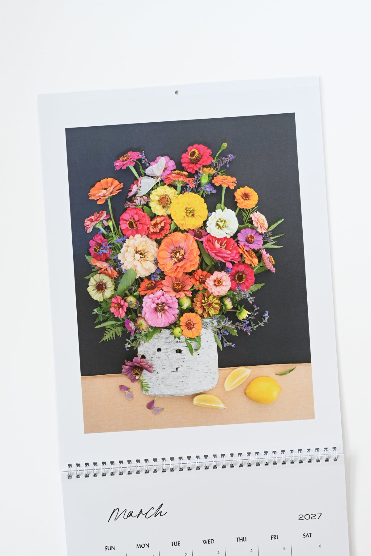 2027 Flower Art Calendar