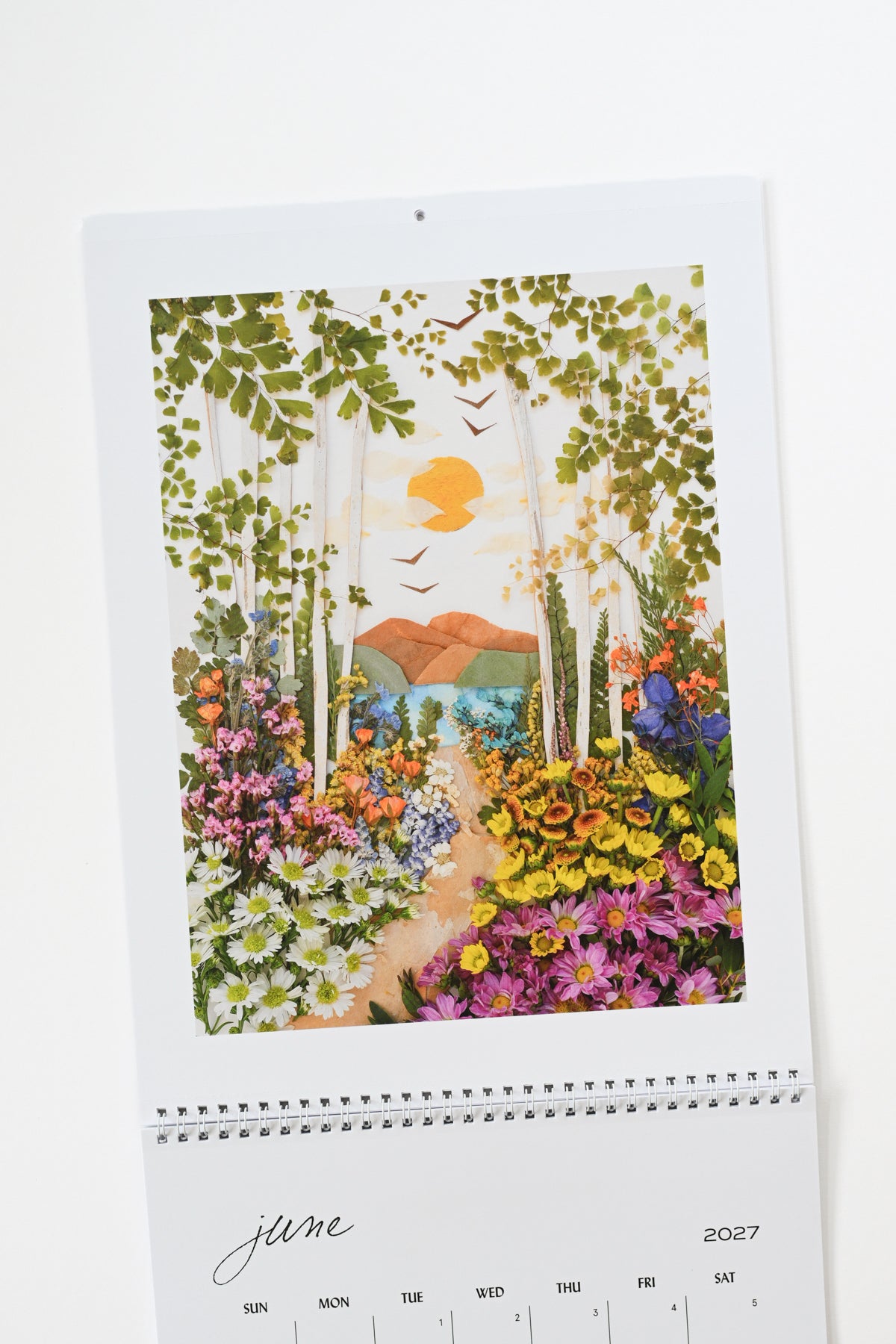 2027 Flower Art Calendar