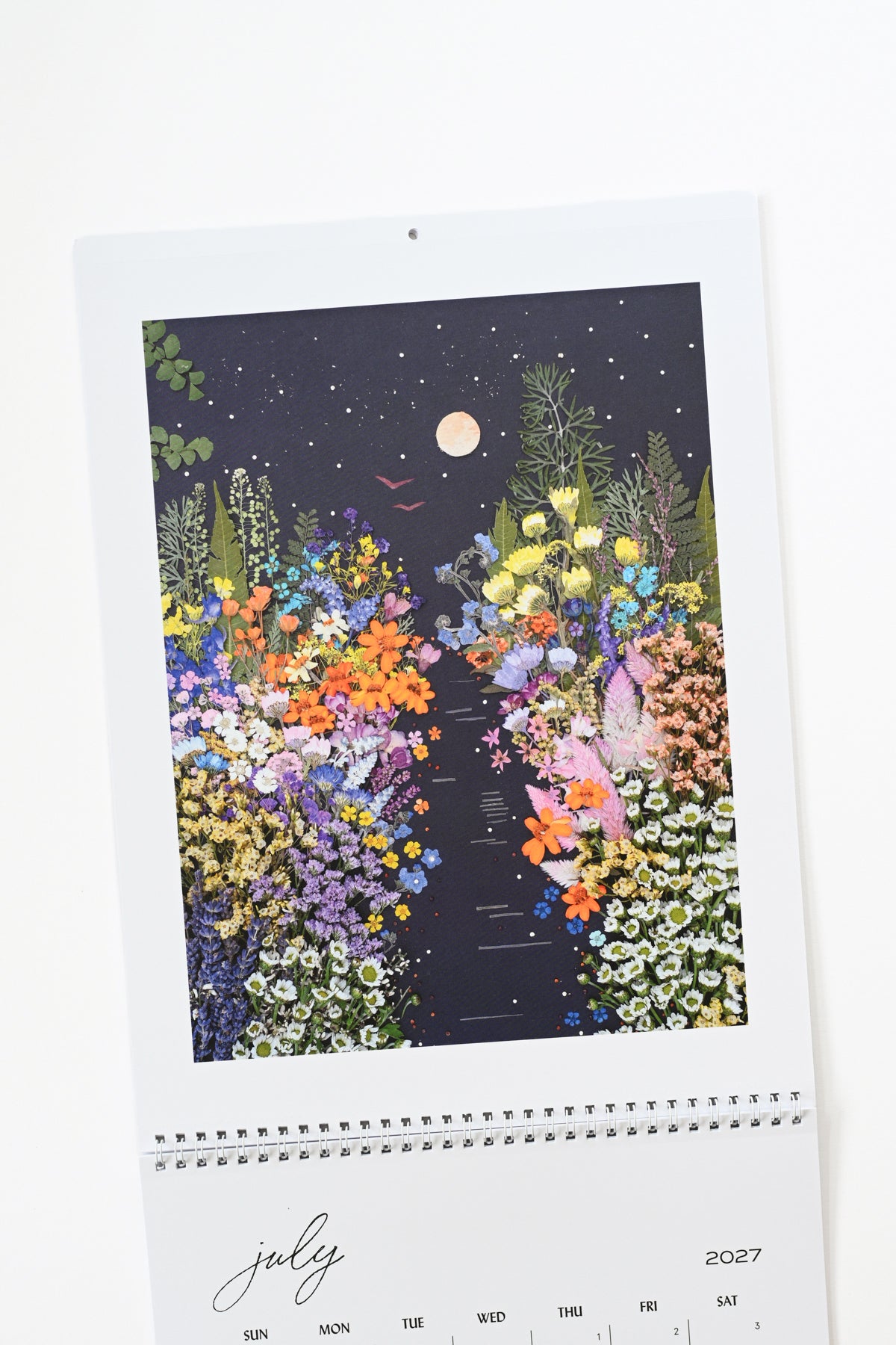 2027 Flower Art Calendar