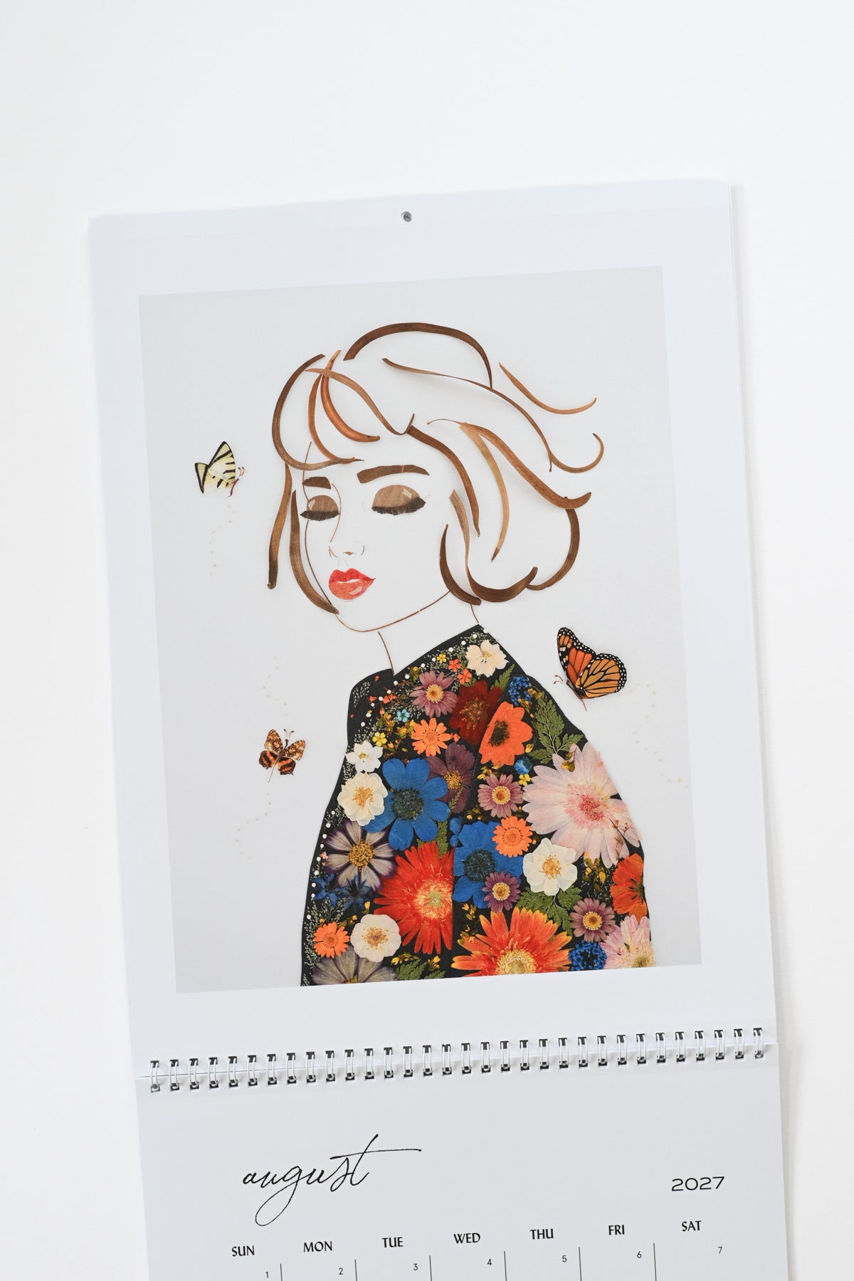 2027 Flower Art Calendar