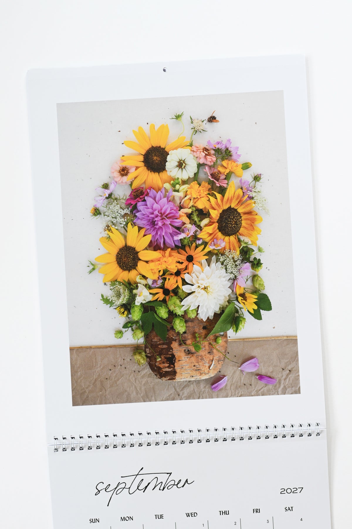 2027 Flower Art Calendar