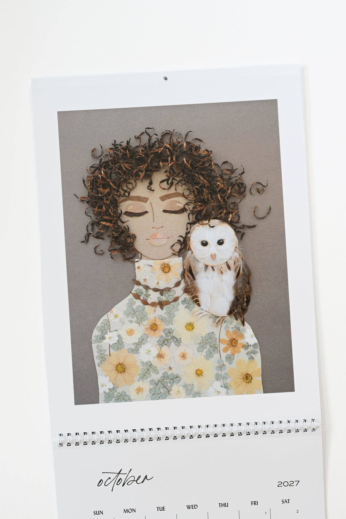 2027 Flower Art Calendar