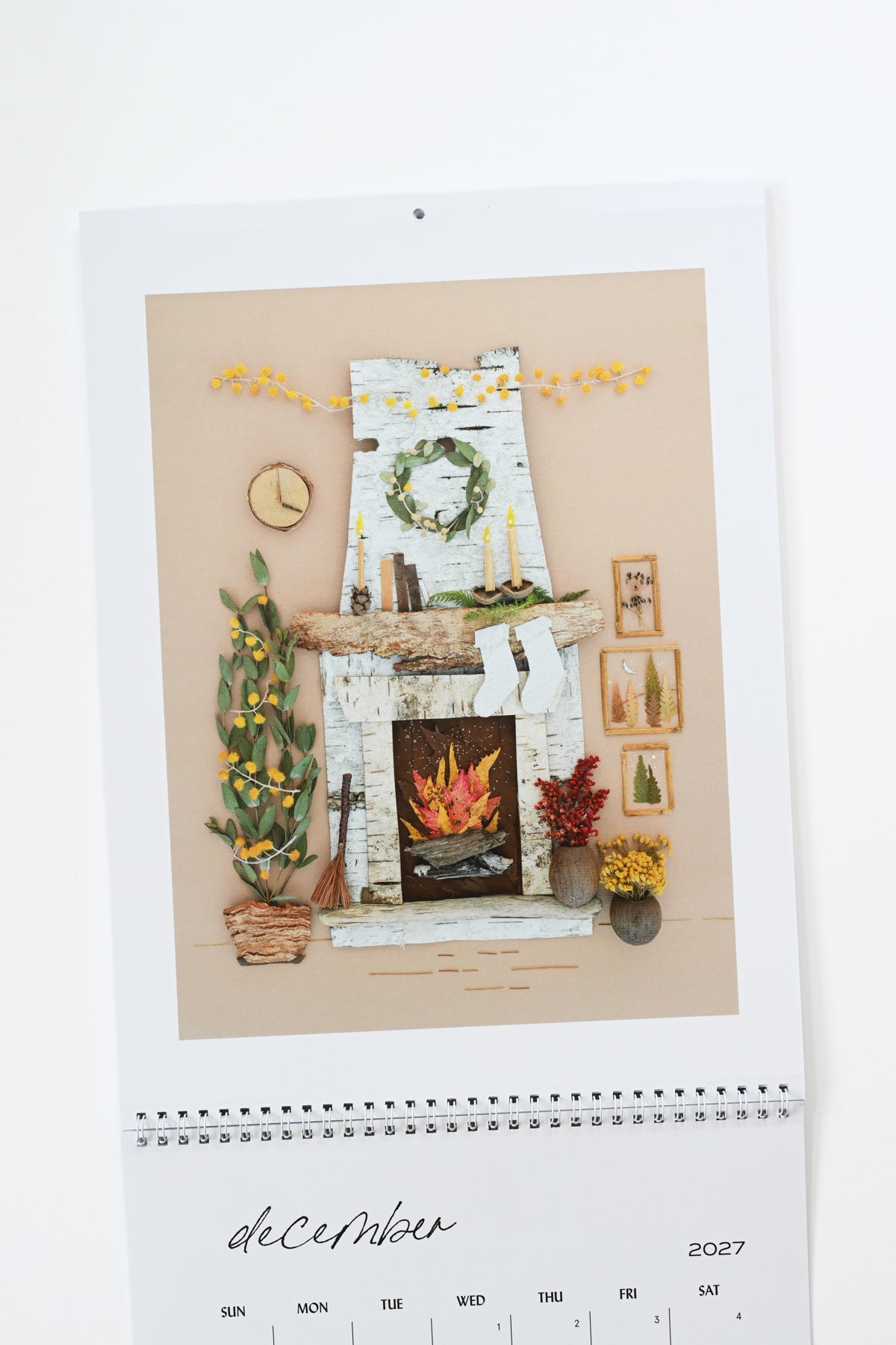 2027 Flower Art Calendar