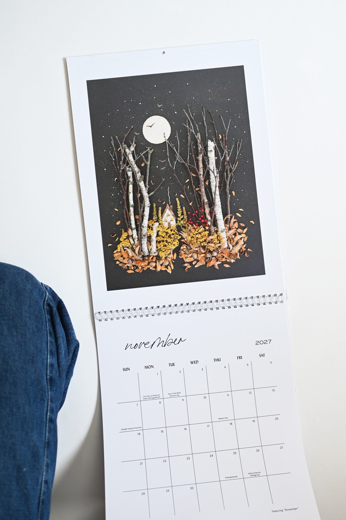 2027 Flower Art Calendar