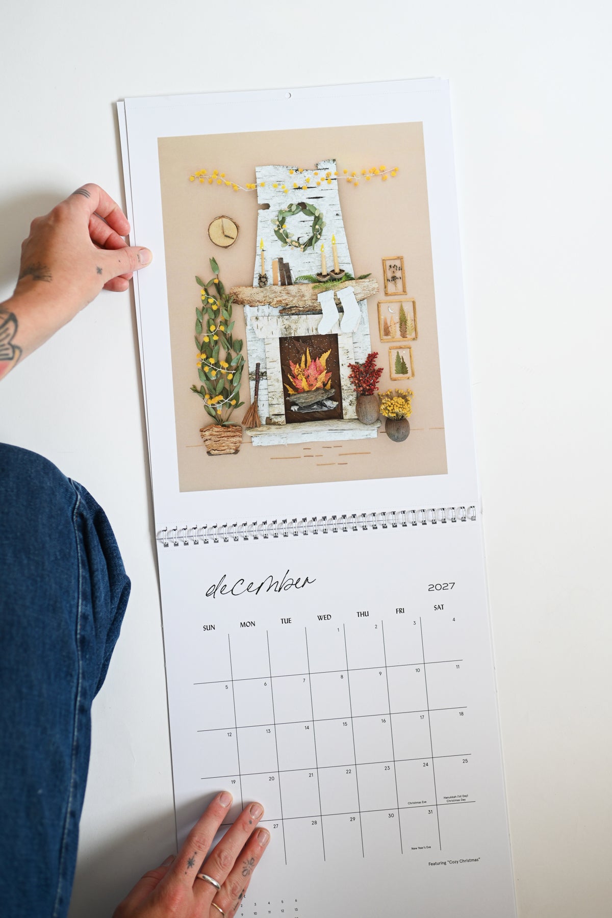 2027 Flower Art Calendar