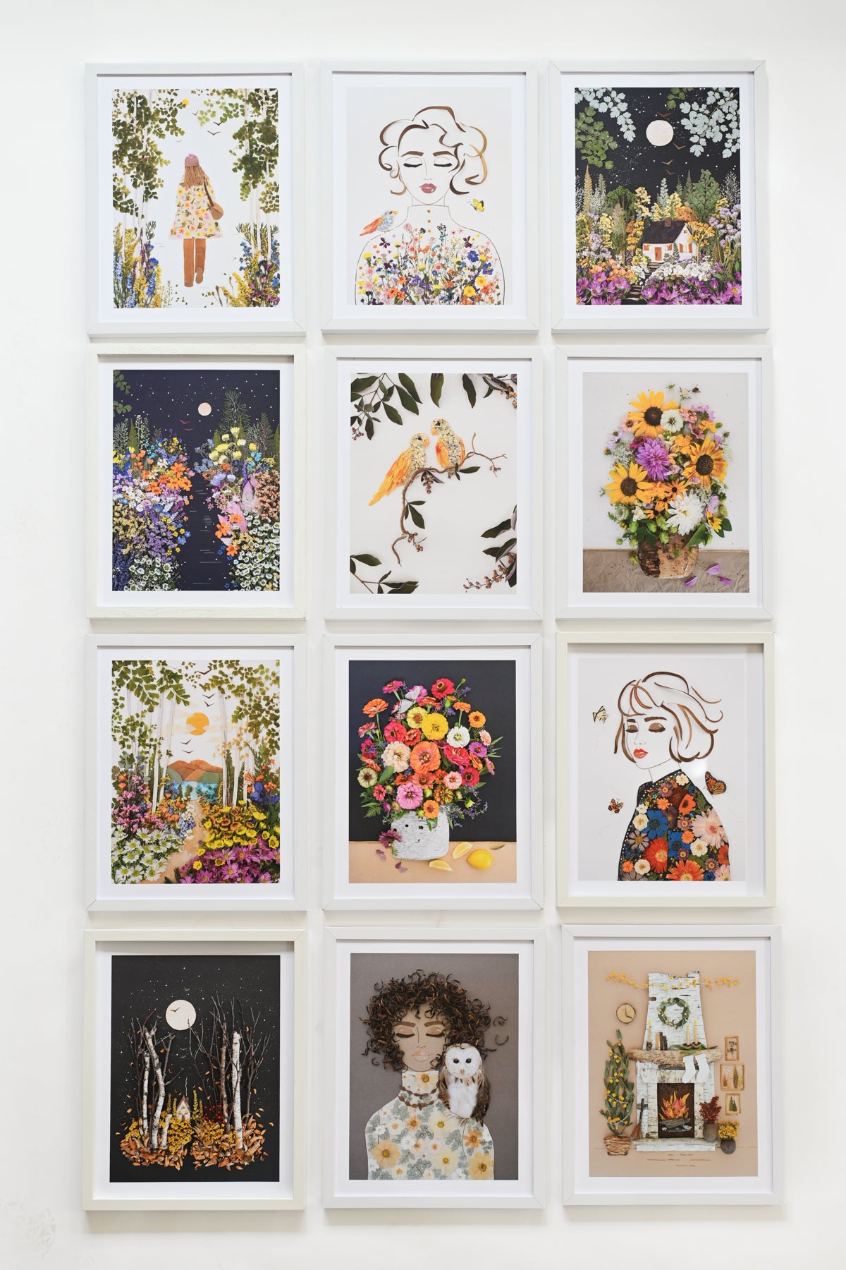 2027 Flower Art Calendar