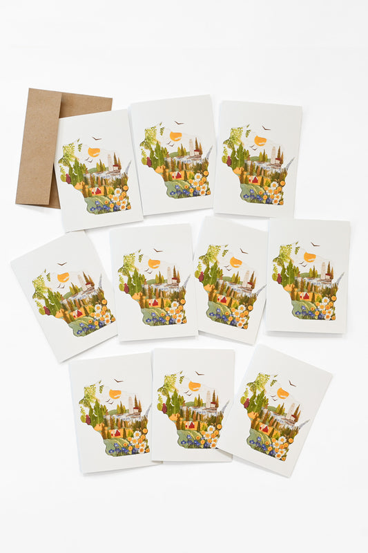 Wisconsin 10-Card Boxed Set
