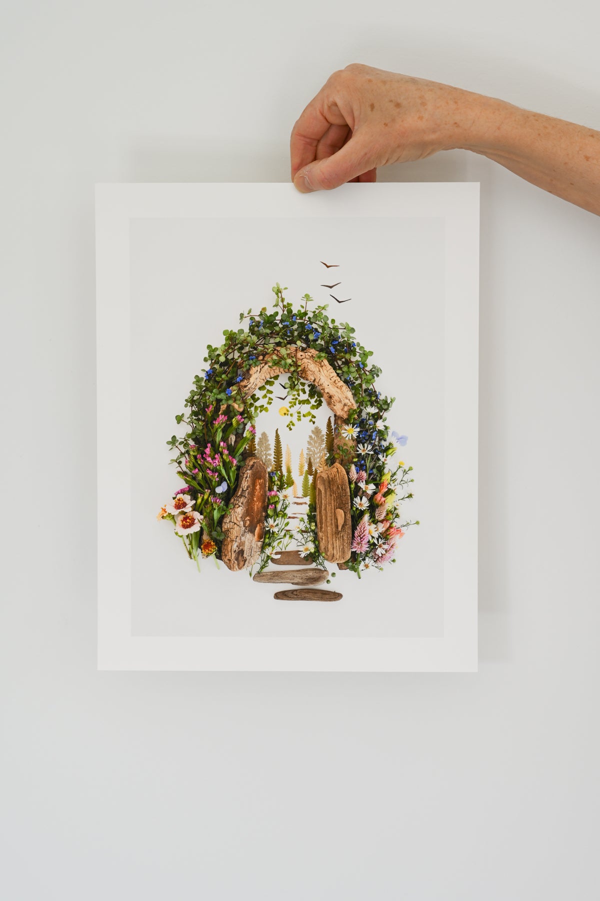 "Secret Garden" Flower Print