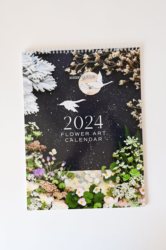 (Pre-order) 2024 Flower Art Calendar