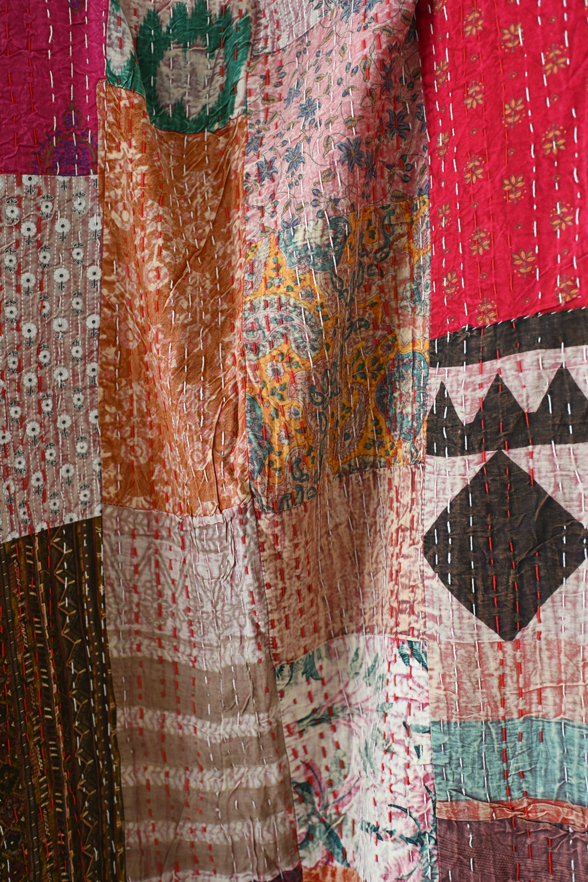 Patchwork Kantha Quilt XI