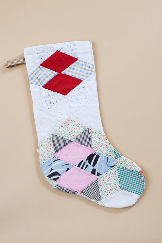 Vintage Quilt Stocking XXX