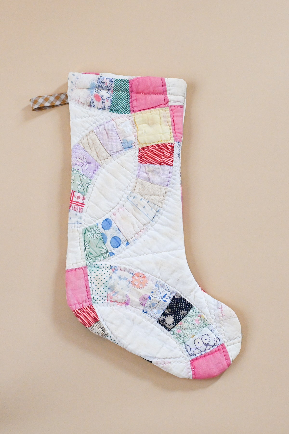 Vintage Quilt Stocking XXXIII