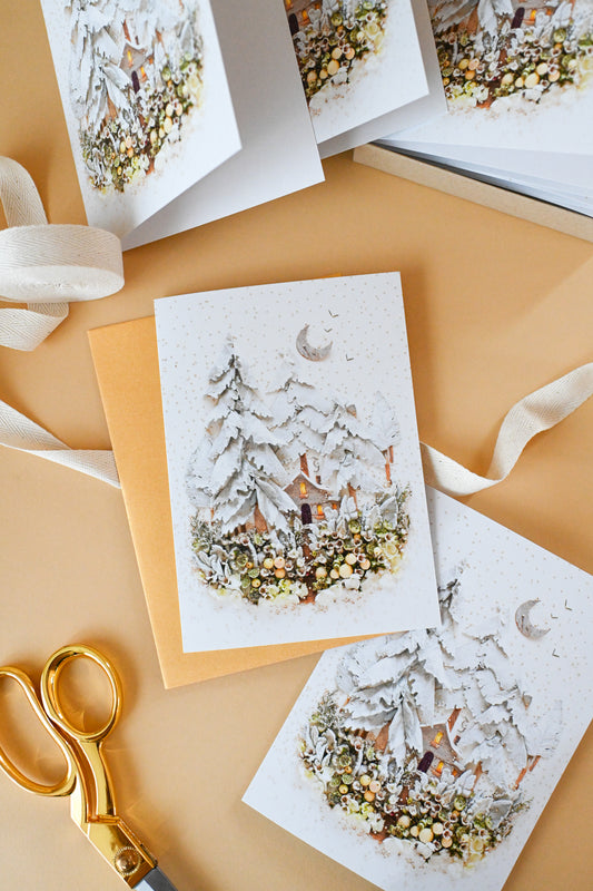 "Whiteout" Greeting Card