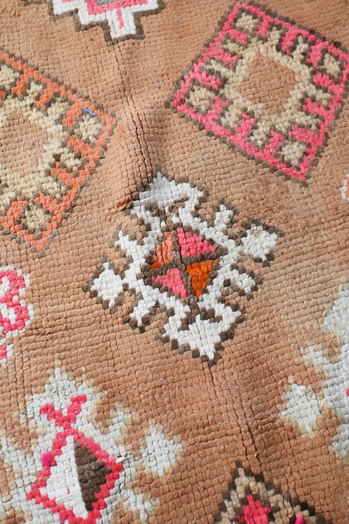 Flower Field Vintage Moroccan Rug