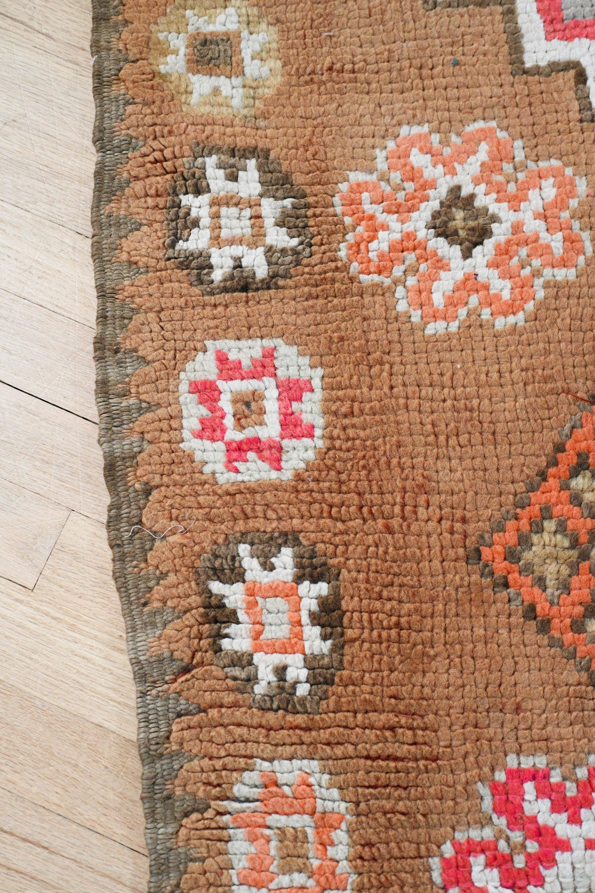 Flower Field Vintage Moroccan Rug