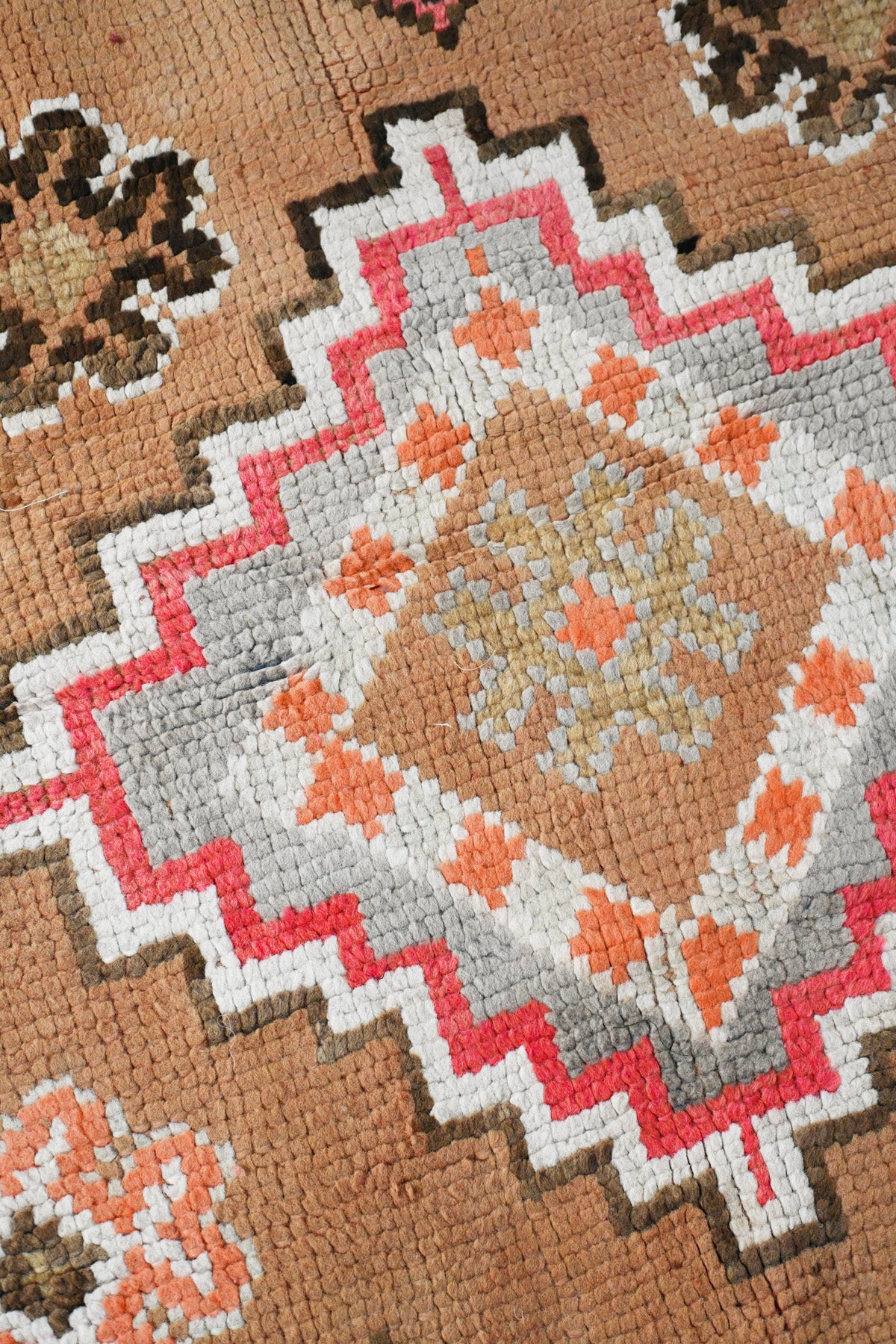 Flower Field Vintage Moroccan Rug