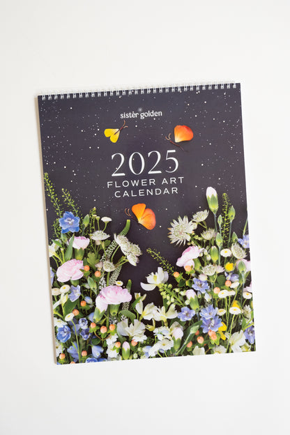 2025 Flower Art Calendar