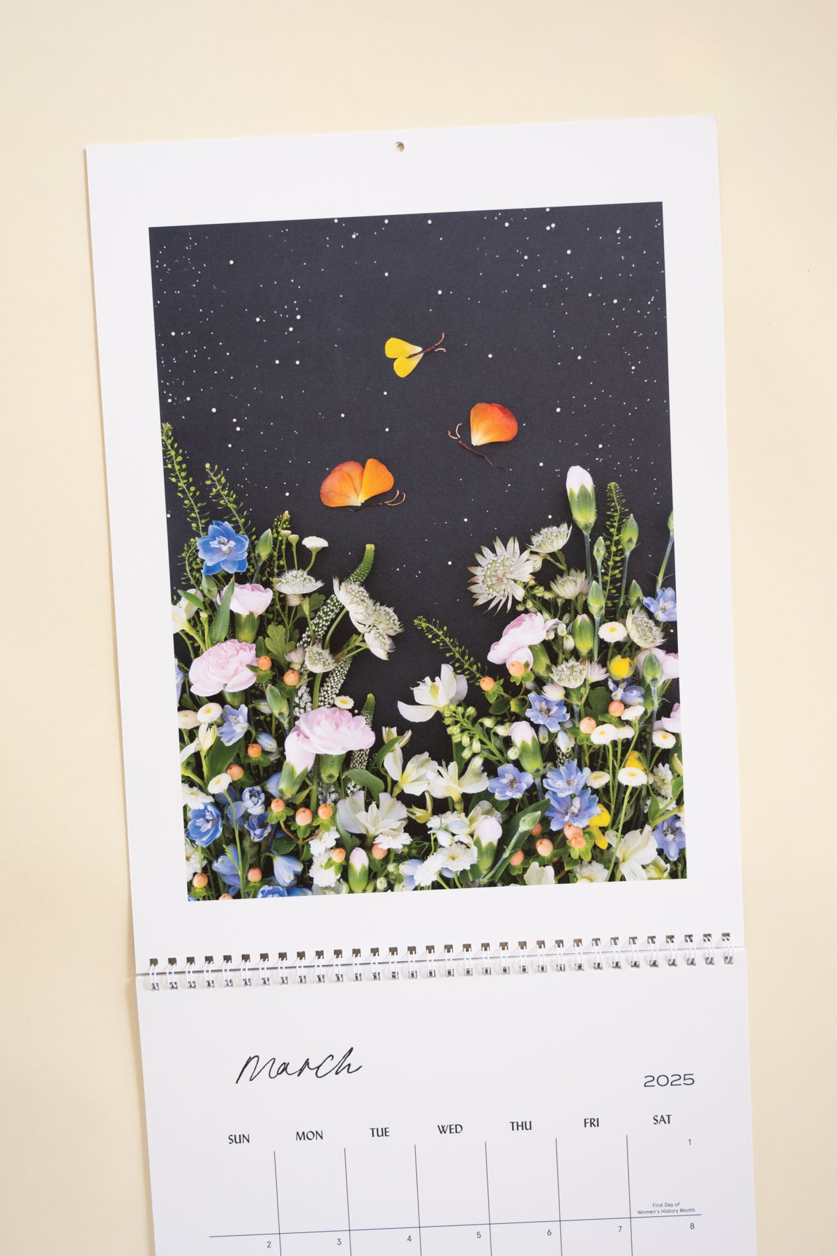 2025 Flower Art Calendar