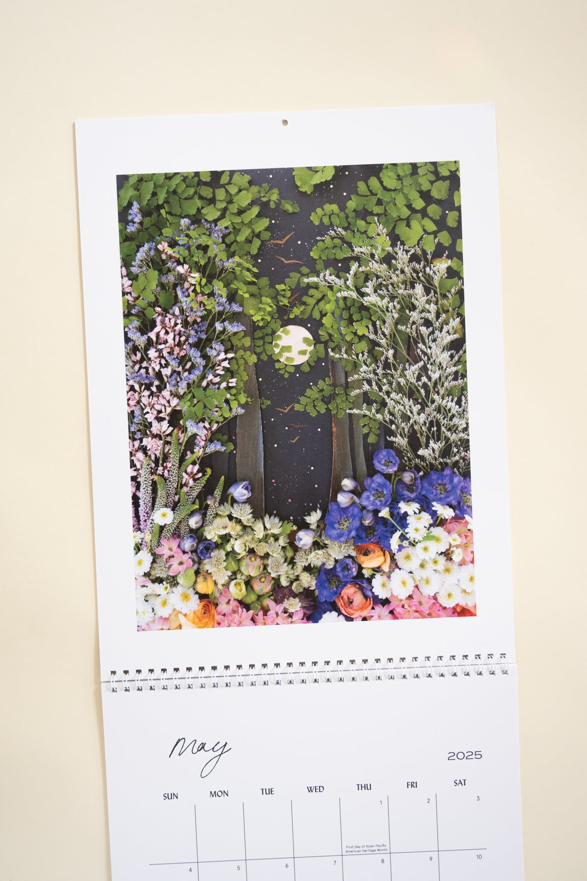 2025 Flower Art Calendar