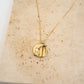 Gold Panamint Folded Pendant Necklace