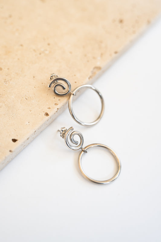 Silver Knocker Earrings