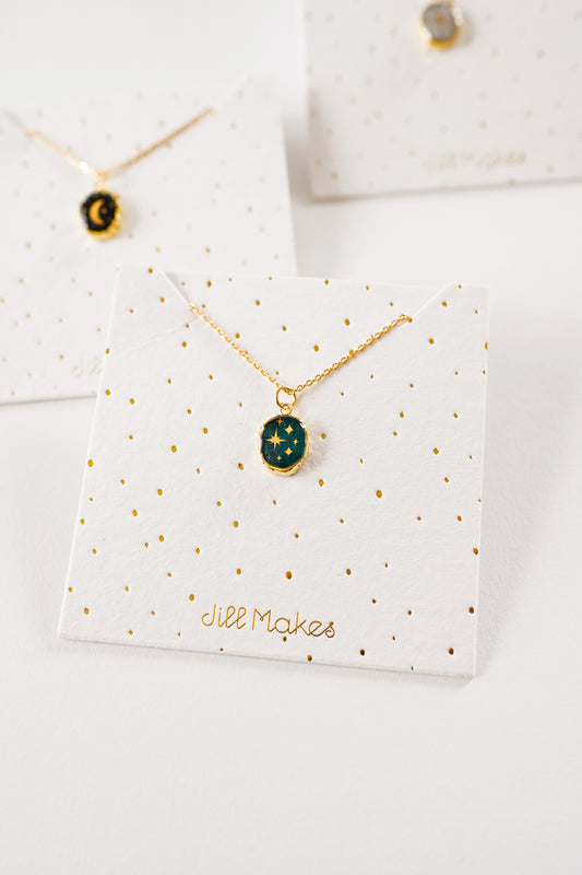 Celestial Gemstone Necklace