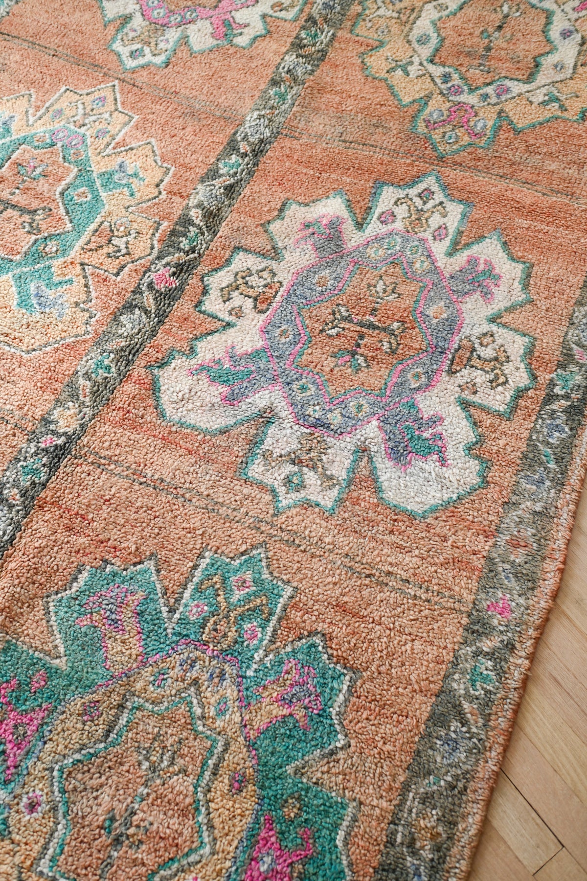 Princess Peach Vintage Moroccan Rug