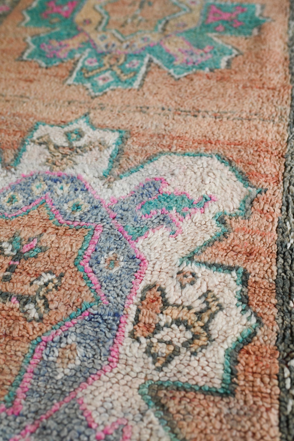 Princess Peach Vintage Moroccan Rug