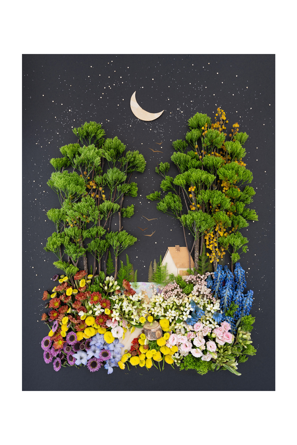 "Lake House" Flower Print