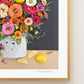 "A Lemon a Day" Flower Print