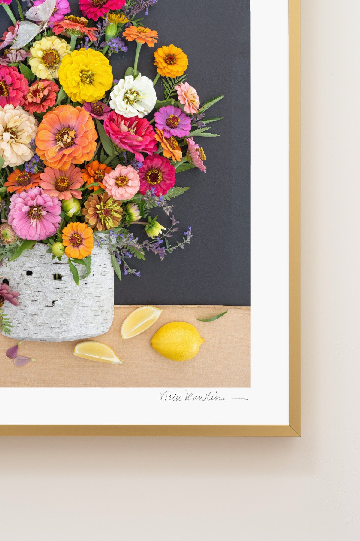 "A Lemon a Day" Flower Print