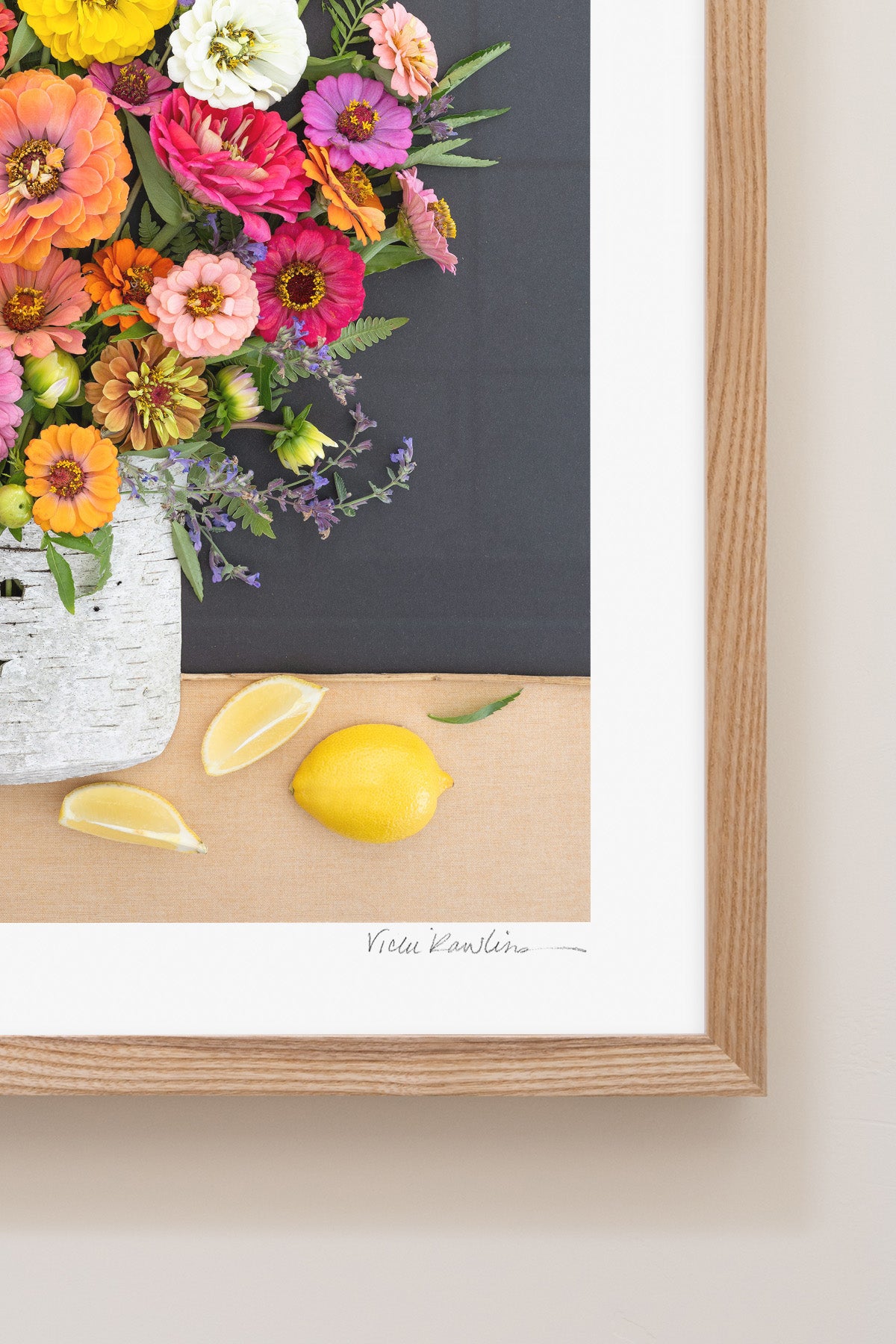 "A Lemon a Day" Flower Print