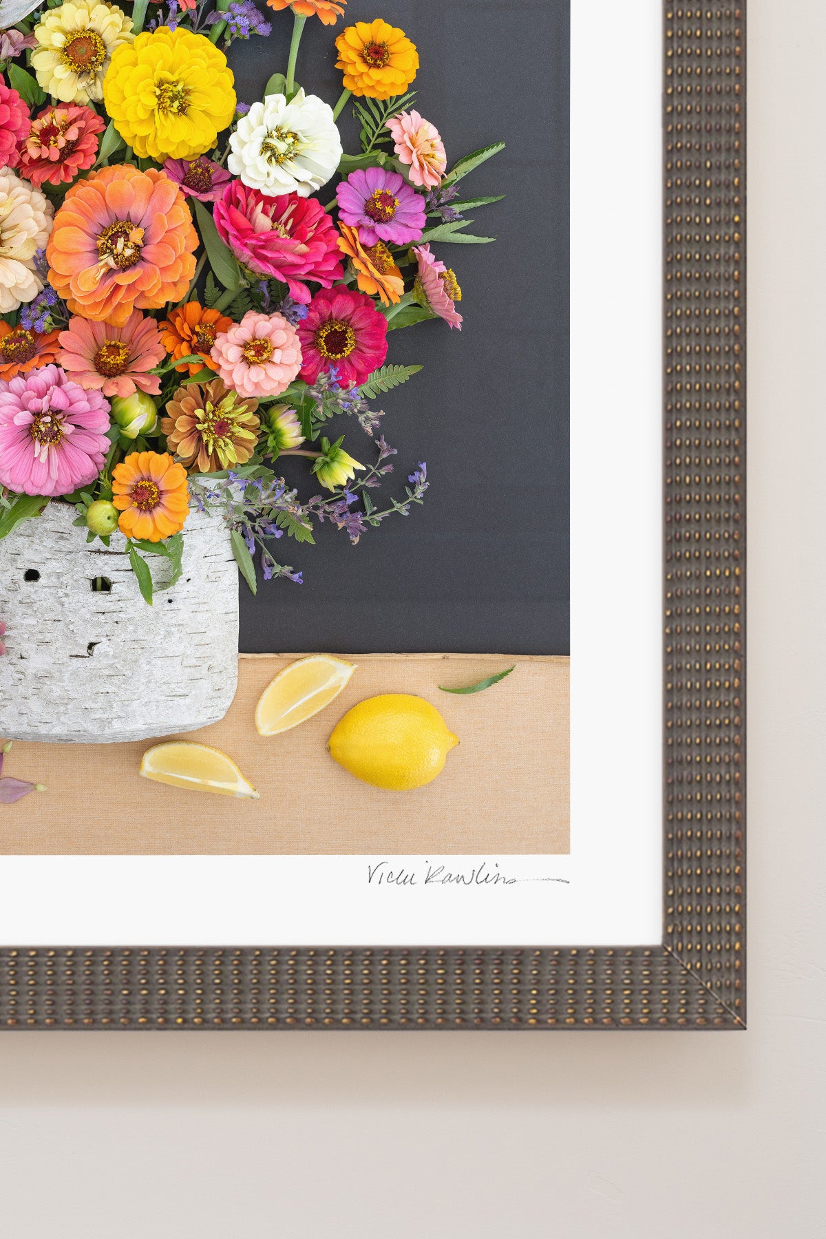 "A Lemon a Day" Flower Print