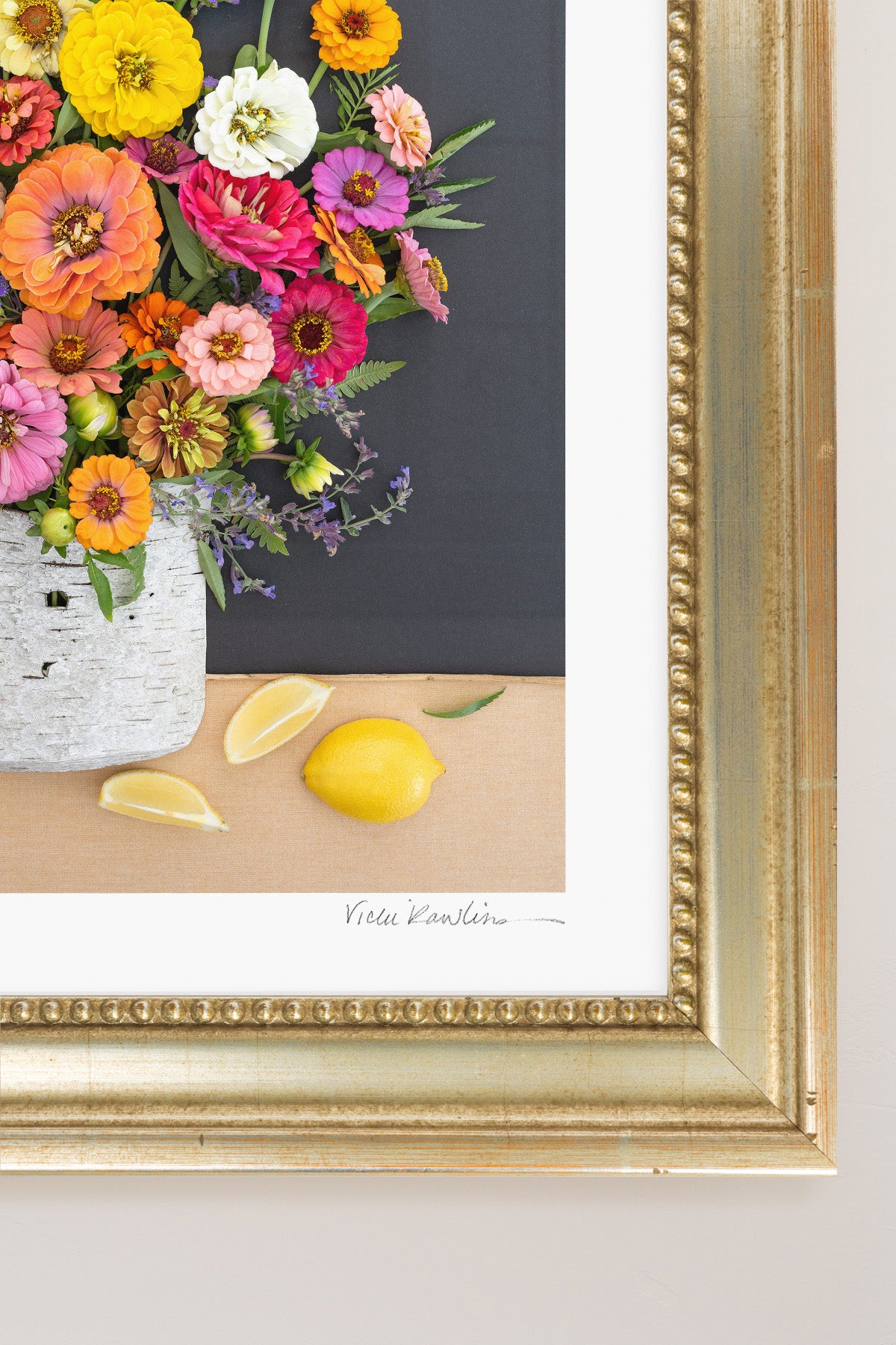 "A Lemon a Day" Flower Print