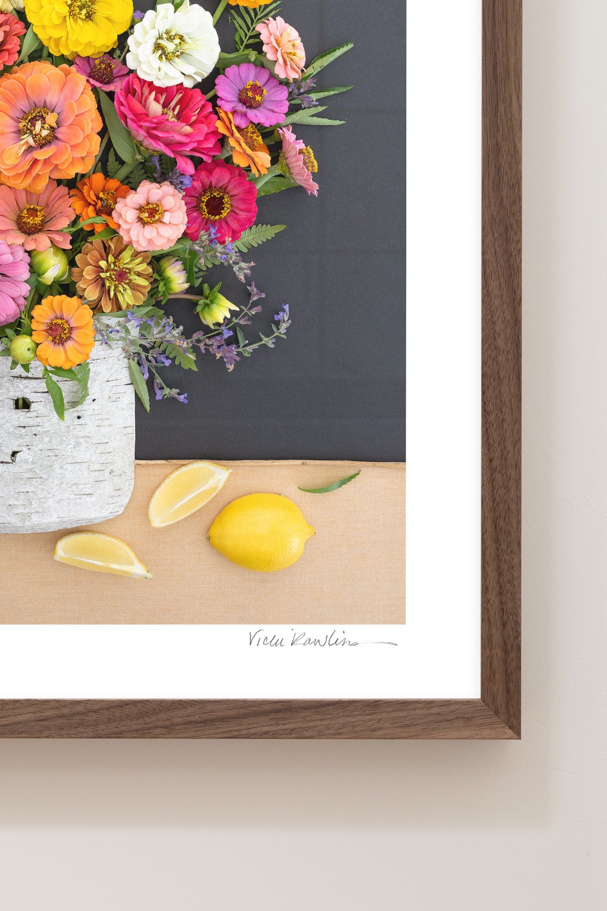 "A Lemon a Day" Flower Print