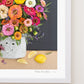 "A Lemon a Day" Flower Print