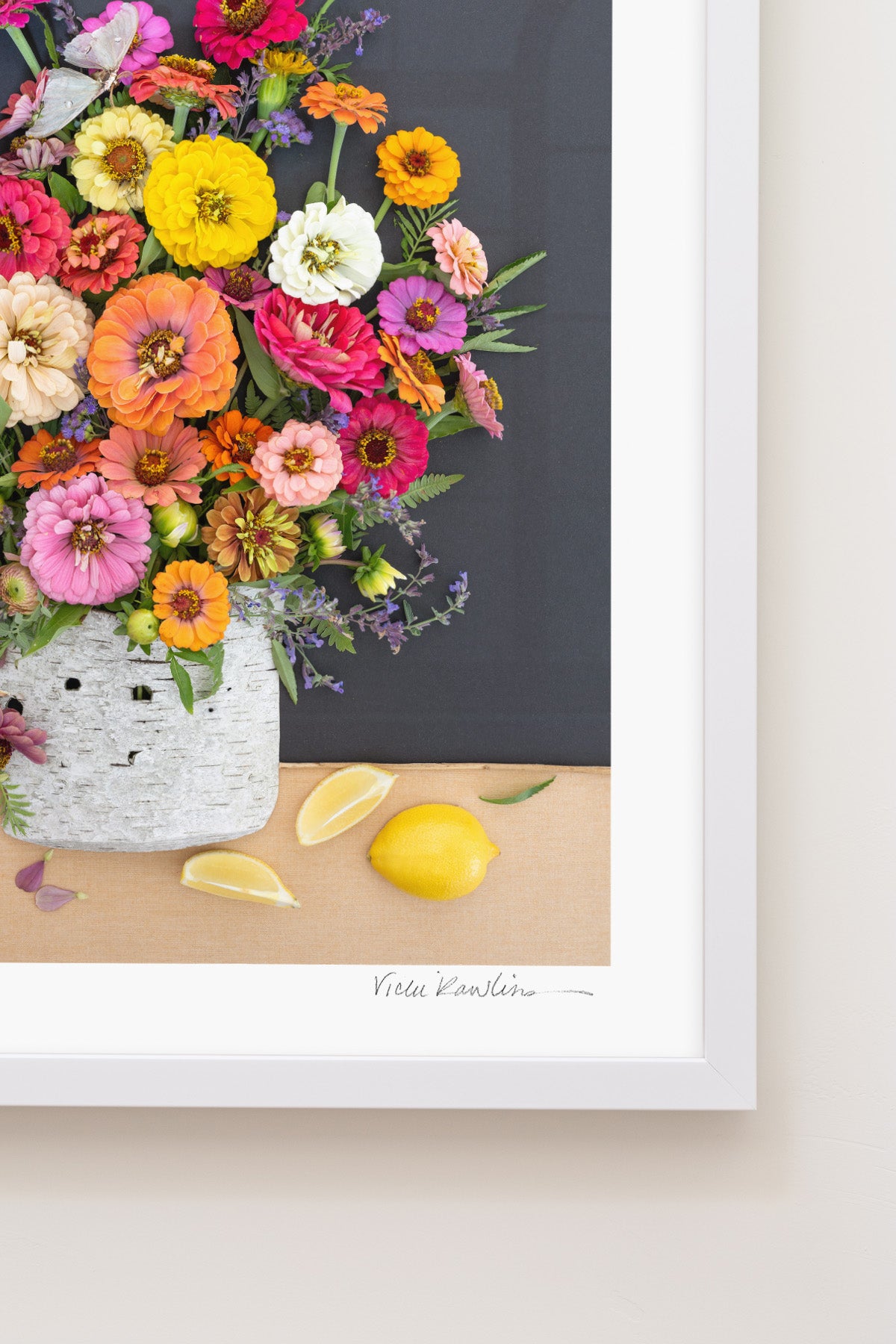 "A Lemon a Day" Flower Print