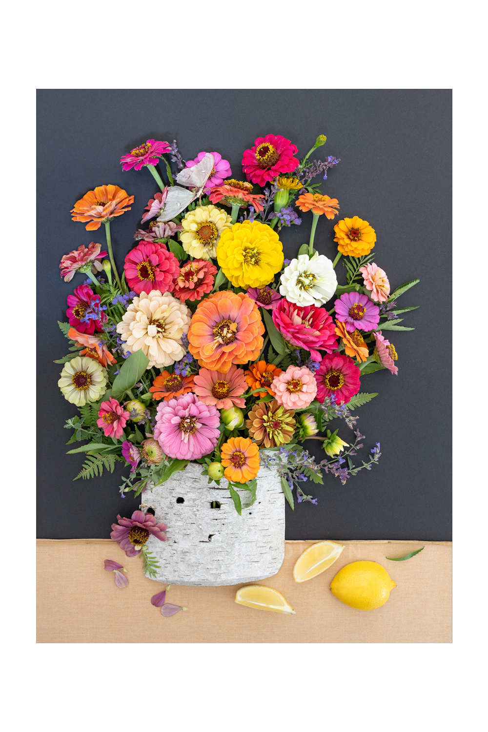 "A Lemon a Day" Flower Print