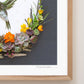"Live Fully" Flower Print