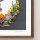 "Live Fully" Flower Print