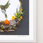 "Live Fully" Flower Print
