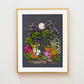 "Living in Color" Flower Print