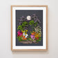 "Living in Color" Flower Print