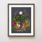 "Living in Color" Flower Print