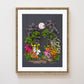 "Living in Color" Flower Print