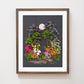 "Living in Color" Flower Print