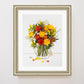 "Love You" Flower Print